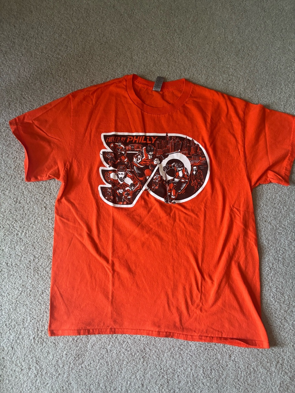 Gildan Philadelphia Flyers Orange Short Sleeve Tee
